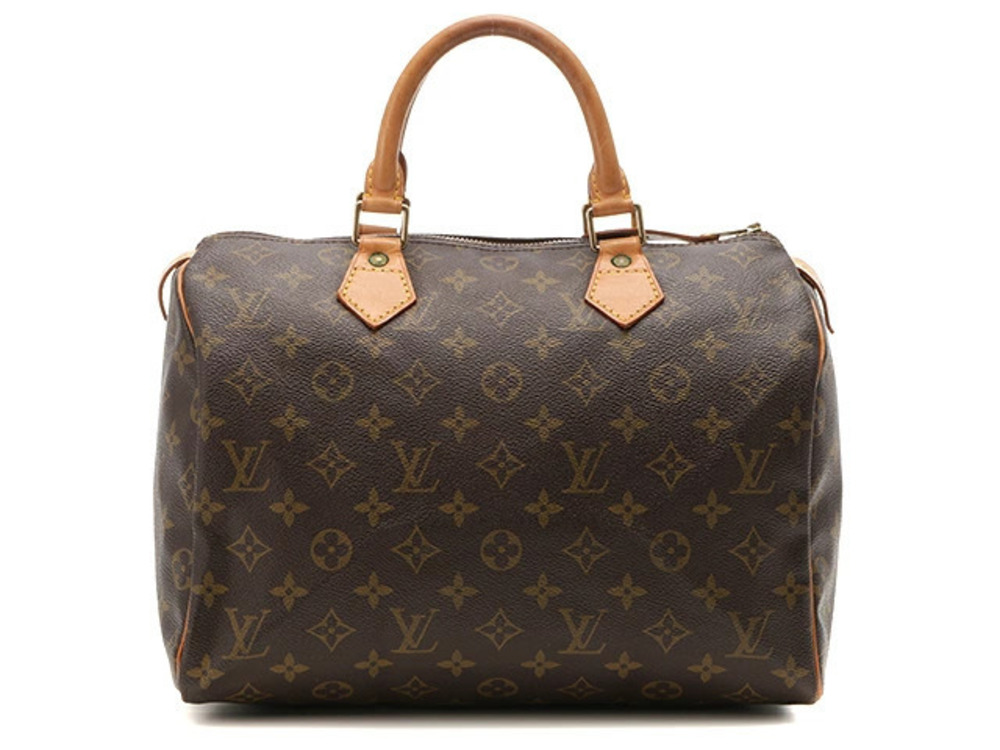 Louis Vuitton Speedy Monogram Leather Brown